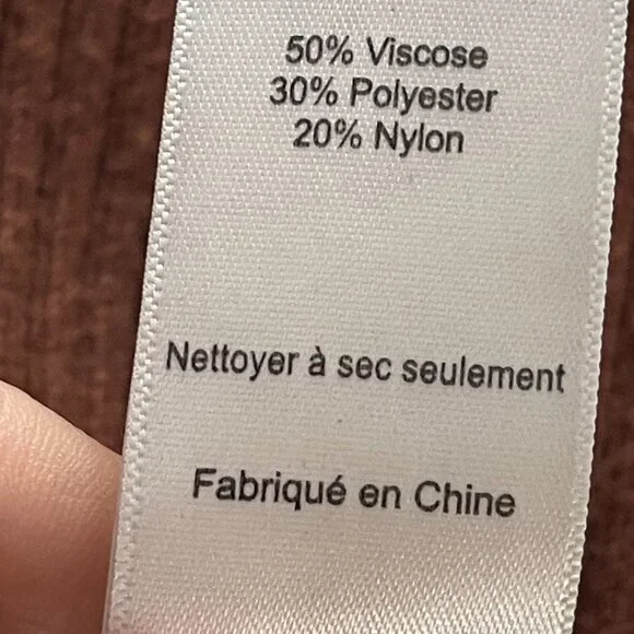 ASTR the Label Nutmeg Ribbed Turtleneck Maxi Sweater Dress ACDR100970 Brown XS - Picture 6 of 8